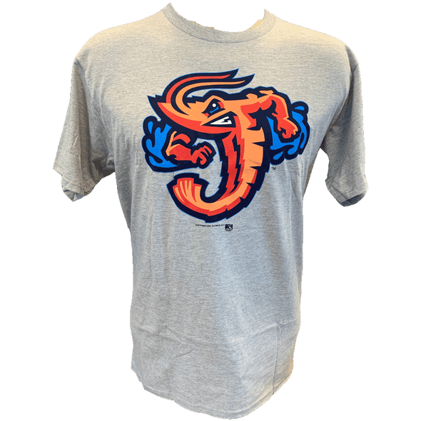 Jacksonville Jumbo Shrimp Core Gray Home Logo Tee