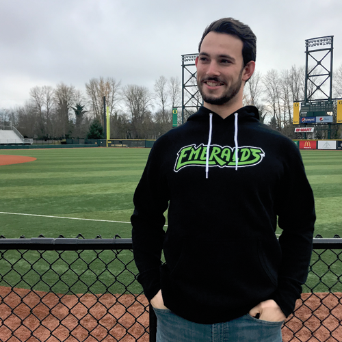 Eugene Emeralds Script Hoodie