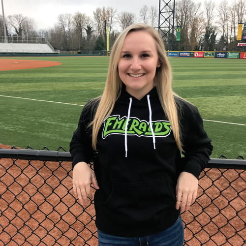 Eugene Emeralds Script Hoodie