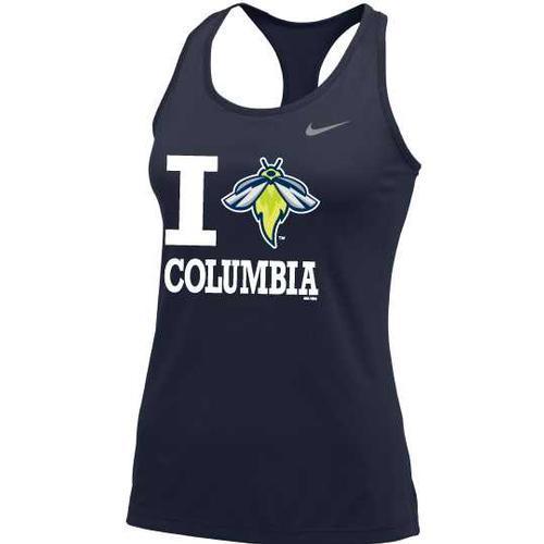 Columbia Fireflies Women's Navy I Firefly Columbia Tank Top
