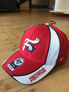 47' Red and White F-Fist Cap