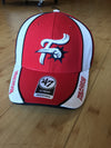 47' Red and White F-Fist Cap