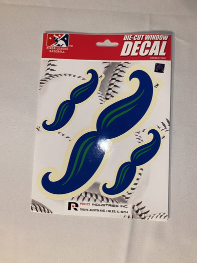 Mustache Die Cut Decals