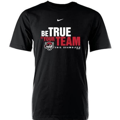 Erie SeaWolves Nike Youth True to your Team Black Tee