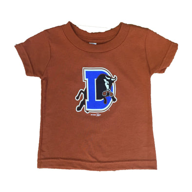 Durham Bulls Infant Burnt Orange T-Shirt