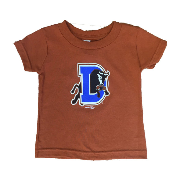 Durham Bulls Infant Burnt Orange T-Shirt