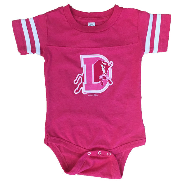 Durham Bulls Infant Pink Sporty Onesie