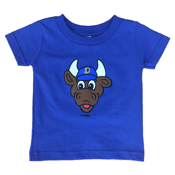 Durham Bulls Infant Royal Wool E. Bull T-Shirt
