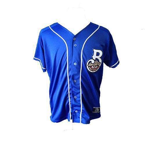 Biloxi Shuckers Jersey-Yth Royal Mesh