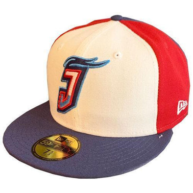 Jacksonville Jumbo Shrimp New Era J Logo Pinwheel 59Fifty