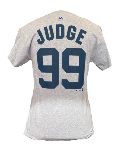 #99 Aaron Judge Gray Yankees Player T-Shirt