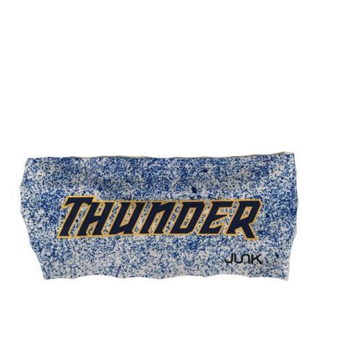 Trenton Thunder Adult Thunder Junk Light Blue Speckled Headband