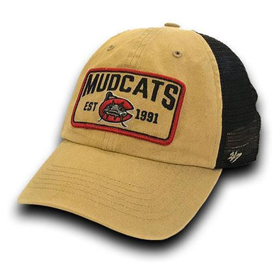 Carolina Mudcats Khaki/Black Gaudet '47 CLEAN UP