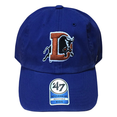 Durham Bulls 47 Brand Royal Kids Clean Up