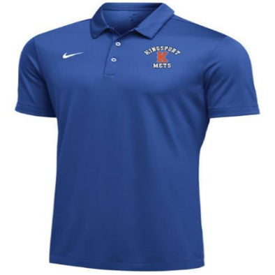 Kingsport Mets Nike Golf Blue Polo