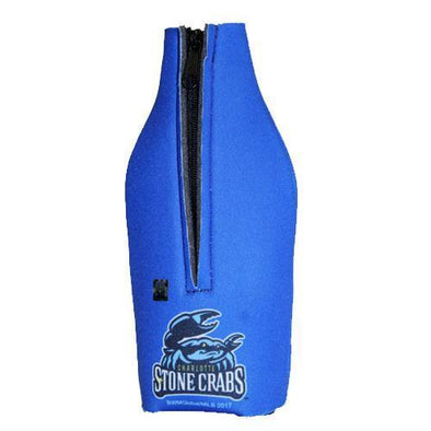Charlotte Stone Crabs KOOZIE- Royal, Bottle