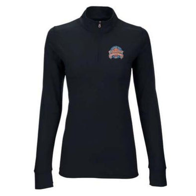 Syracuse Mets Vant Black Ladies 1/4 Zip Pullover