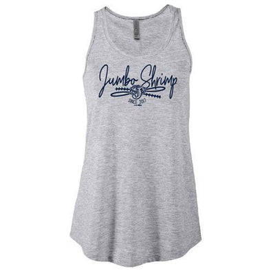 Jacksonville Jumbo Shrimp Bimm Ridder Ladies Gray Flowy Tank