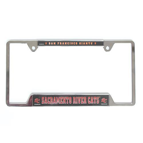 LICENSE PLATE FRAME SF/RC, SACRAMENTO RIVER CATS