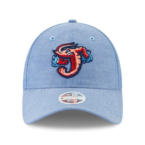 Jacksonville Jumbo Shrimp New Era Ladies Linen Leap 9Twenty