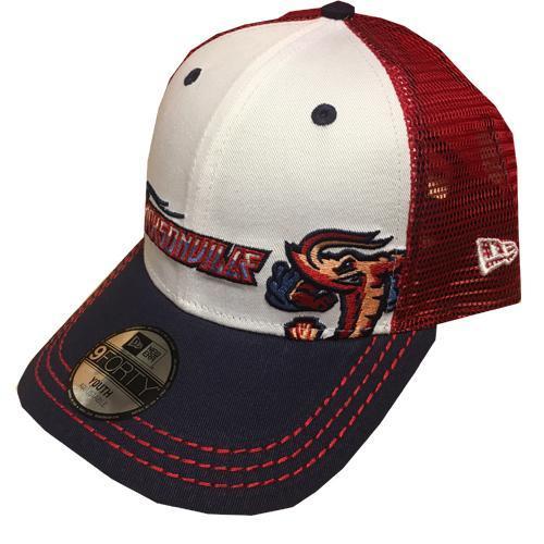 Jacksonville Jumbo Shrimp New Era Youth Logo Play 9Forty