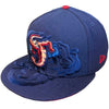 Jacksonville Jumbo Shrimp New Era Logo Spill 9Fifty