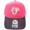 Jacksonville Jumbo Shrimp '47 Youth Pink Lurex MVP Cap