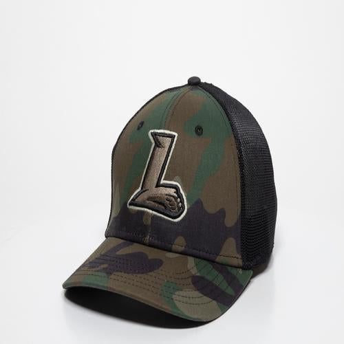 Lynchburg Hillcats Camo/Black Mesh Snapback