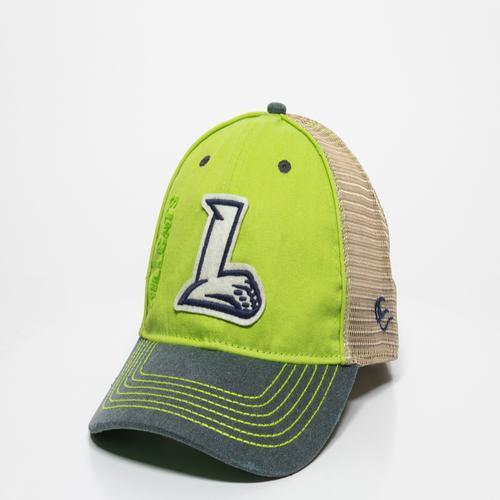 Lynchburg Hillcats Tan Mesh Green Hillcats Hat