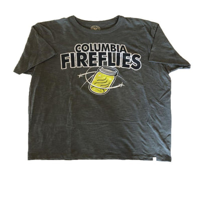 Columbia Fireflies Adult Grey Mason Jar Scrum Tee