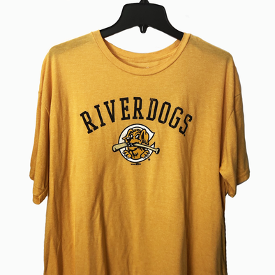 Charleston RiverDogs Gold Logo Tee