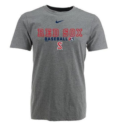 Salem Red Sox Nike Grey Short Sleeve Tee