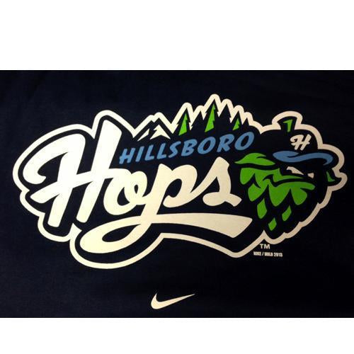 Nike Primary Logo T-shirt Navy, Hillsboro Hops