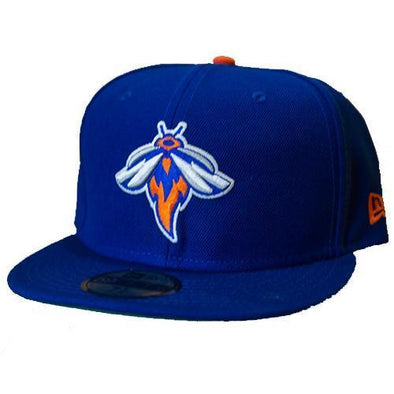 Columbia Fireflies Adult Blue NY Mets Fitted Cap