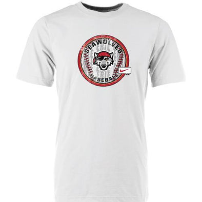 Erie SeaWolves Nike White "Circle Baseball" Tee