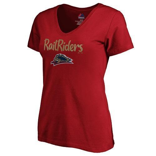 Scranton/Wilkes-Barre RailRiders Majestic #1 Mom T-Shirt