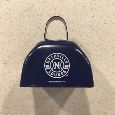 Nashville Sounds Navy Primary Logo Cowbell