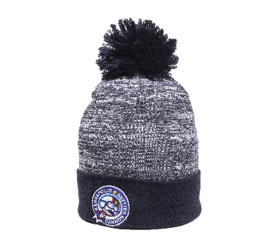 Navy Roundel Pom Beanie