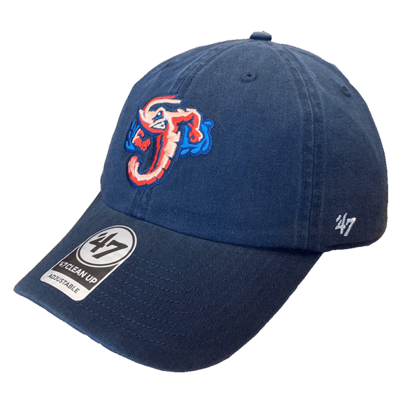 Jacksonville Jumbo Shrimp '47 Navy Home Clean Up