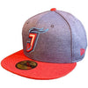 Jacksonville Jumbo Shrimp New Era Navy Shadow J 5950