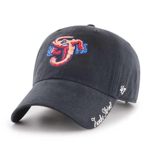 Jacksonville Jumbo Shrimp '47 Navy Ladies Miata Clean Up Adjustable Clean Up