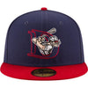 Auburn Doubledays New Era 59FIFTY Navy/Scarlet "DD" Cap