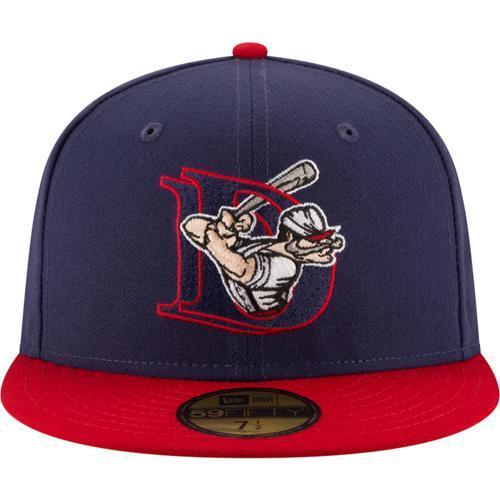 Auburn Doubledays New Era 59FIFTY Navy/Scarlet "DD" Cap