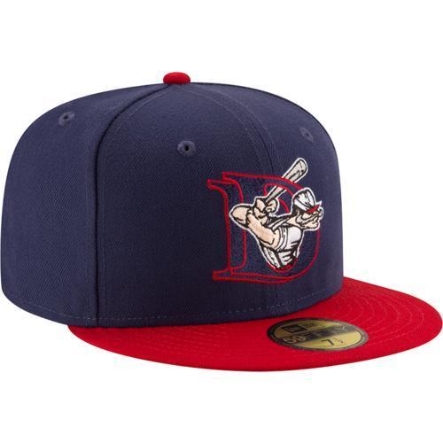 Auburn Doubledays New Era 59FIFTY Navy/Scarlet "DD" Cap