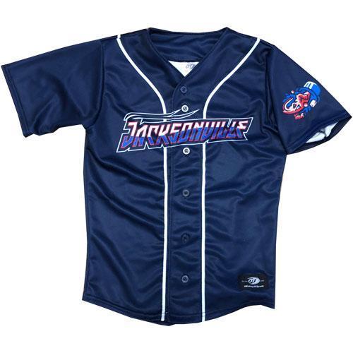 Jacksonville Jumbo Shrimp Youth Navy Replica Jersey