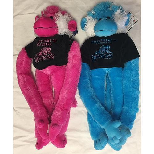 West Michigan Whitecaps Neon Plush Clinging Monkey