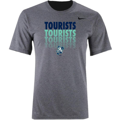 Asheville Tourists Youth Grey Nike Dri-fit Short Sleeve Shirt