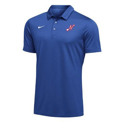 Nashville Sounds Nike Royal Throwback Dri-Stock Polo