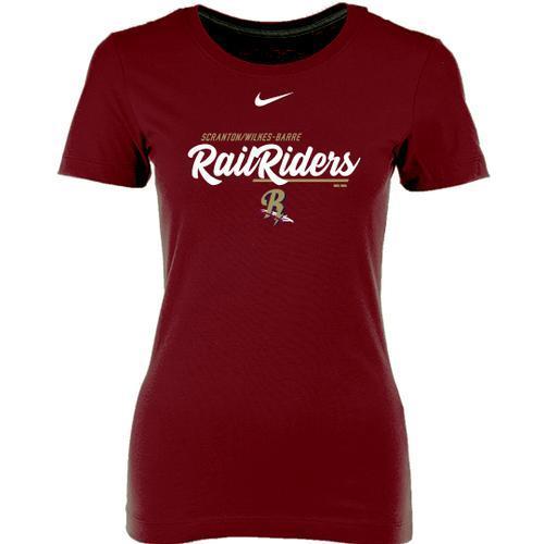 Scranton/Wilkes-Barre RailRiders NIKE Women's Core S/S Cotton Tee