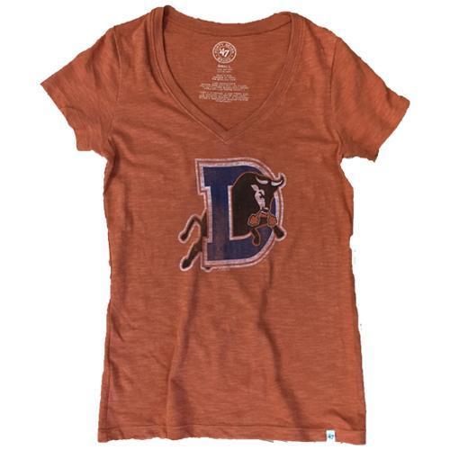 Durham Bulls 47 Brand Womens Burnt Orange Scrum